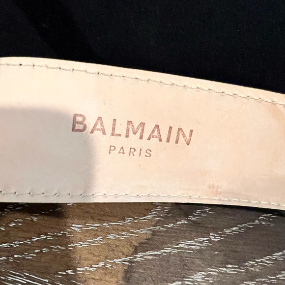 Balmain B Logo Buckle Belt - Picture 3 of 5